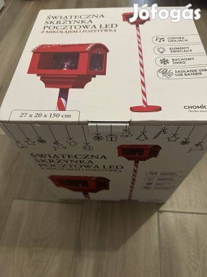 Mikulás Postaláda Lámpás
