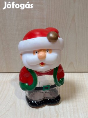 Mikulás persely, műanyag