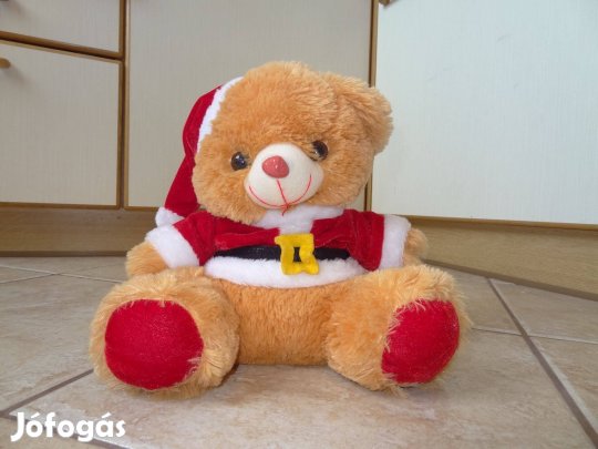 Mikulás plüssmackó plüssjáték plüss plüssfigura