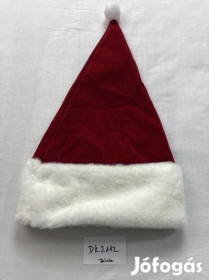 Mikulás sapka, télapó sapka, felnőtt jelmez DK2112
