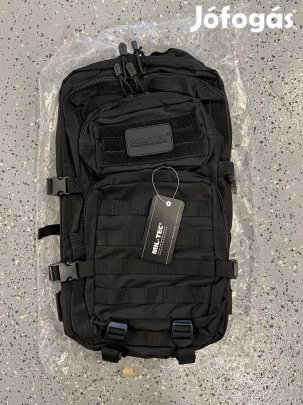Mil-Tec US Assault taktikai hátizsák, fekete, új