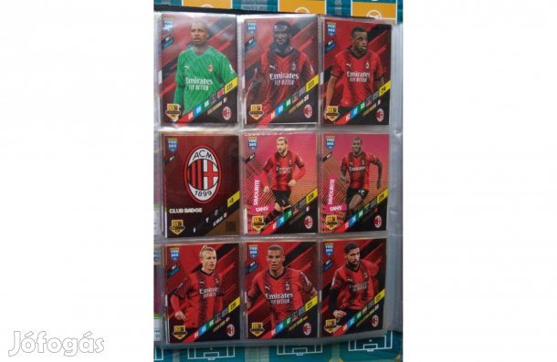 Milan Teljes sor Panini Fifa 365 2024 kártya
