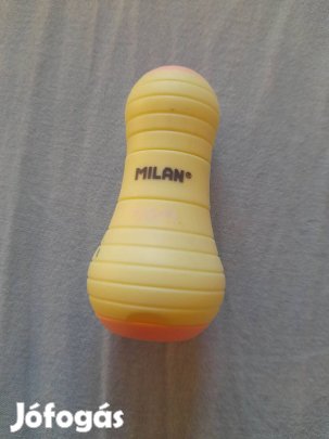 Milan radír, sárga dobozos, hegyezővel