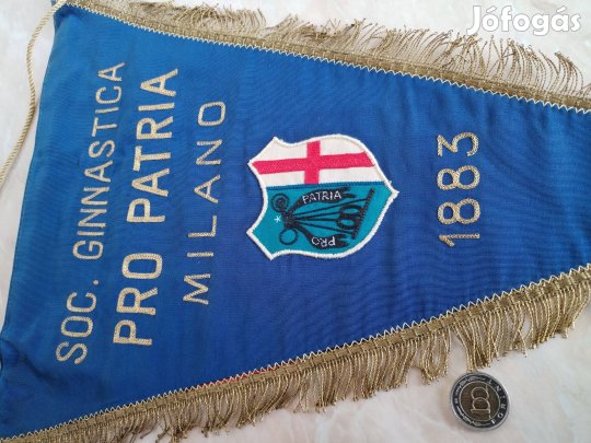 Milánói Tornász club Asztali zászló régi db