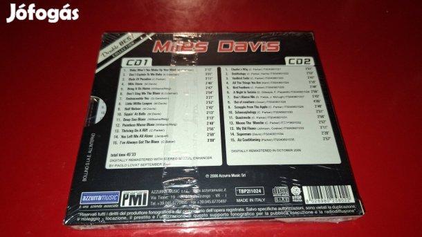 Miles Davis Double Best Collection dupla Jazz Cd Bontatlan Italy 