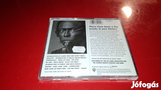 Miles Davis & Quincy Jones Live at Montreux Cd 1993 Jazz