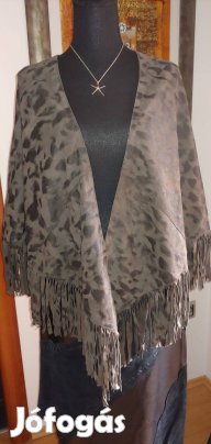 Milestone valódi bőr poncsó / vállkendő