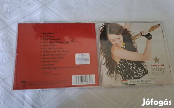 Miley Cyrus - Breakout CD - Made for Hungary