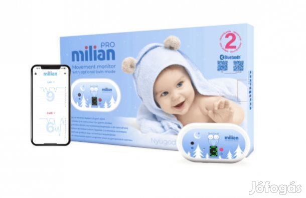 Milian légzésfigyelő PRO Bluetooth Plus 2db érzékelőlappal