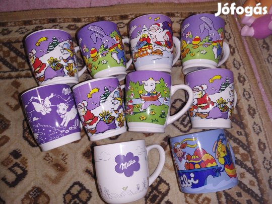 Milka bögrék 1500Ft/db