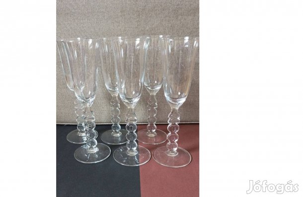 Millenniumi 2000-res pezsgőspohár