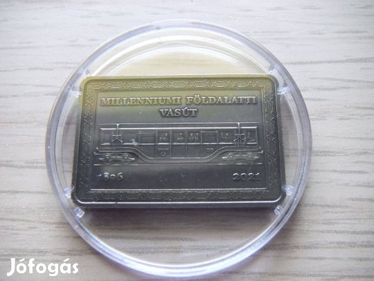 Millenniumi Földalatti Emlékérem 2021 Zárt Kapszulában