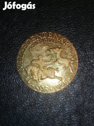 Millenniumi réz lemez plaket