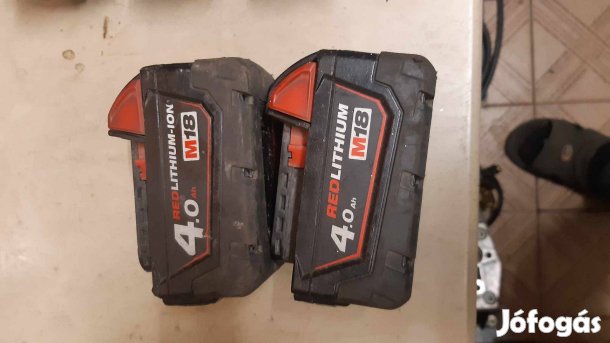 Milwaukee 4, ah akku M18