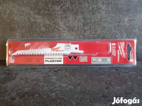 Milwaukee 5 részes Gipszkarton orrfűrészlap / szablyafűrész lap