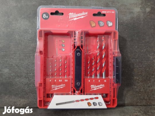 Milwaukee HDB tégla beton kő fúrószár készlet 10-ig