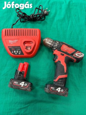 Milwaukee M12Bdd Akkumulátoros fúrócsavarozó