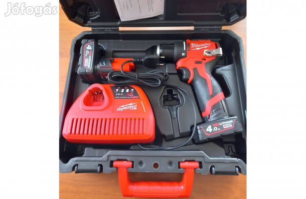Milwaukee M12Blddrc fúrócsavarozó készlet