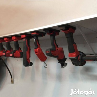 Milwaukee M18 18V akkumulátoros gépekhez fali tartó konzol