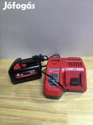 Milwaukee M18 Akku és Gyorstöltő 