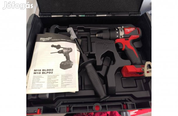 Milwaukee M18 Blpd2-0X akkus szénkefe nélküli ütvefúró-csavarozó