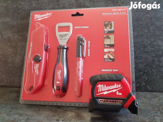Milwaukee Mágneses mérőszalag Üvegnyitó Szike Filc