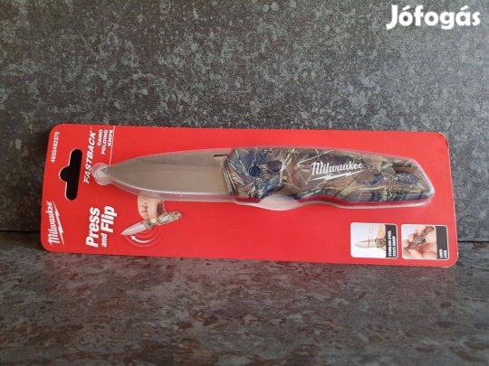 Milwaukee Terepmintás munkavédelmi bicska horgász vadász kés