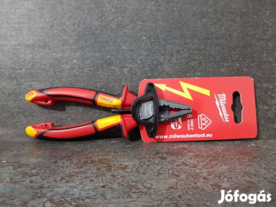 Milwaukee VDE Szigetelt 165mm kombinált fogó