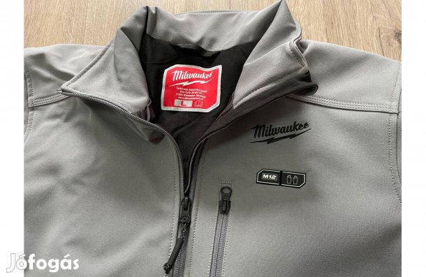 Milwaukee szürke fűthető kabát. M12Hjgrey5-0. Méret: L