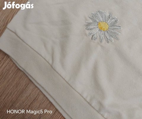 Mimimum Moves margarétás pamut női pulcsi XL