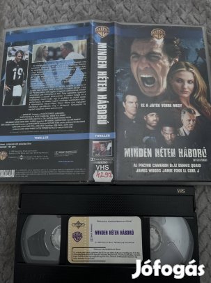 Minden héten háború vhs kistok thriller