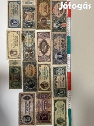 Mindenféle régi magyar papírpénzek (egyben v külön-külön)