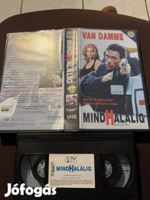 Mindhalálig vhs akció kistok Van Damme