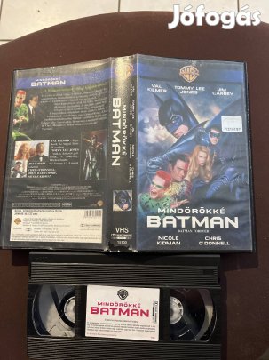Mindörökké batman kaland vhs 