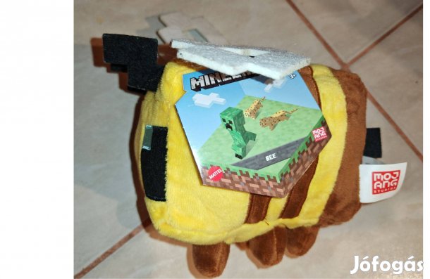Minecraft Bee méhecske eredeti új, címkés plüss