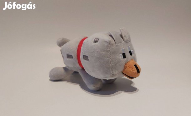 Minecraft Kutya Farkas plüss 23 cm Új Készletről számlával