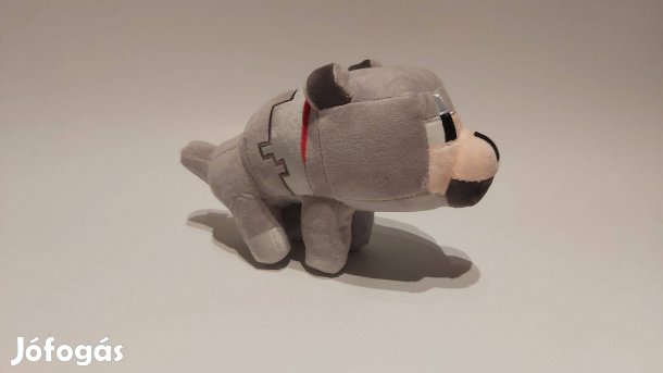 Minecraft Kutya Farkas plüss 23 cm Új számlával készleten 2 típ
