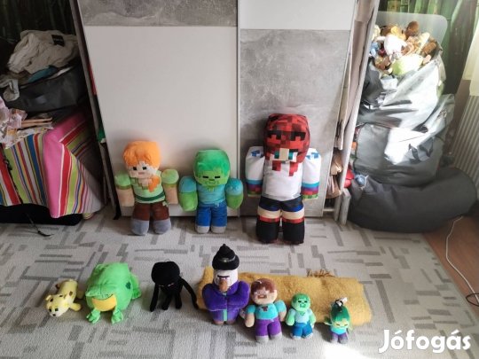 Minecraft Plüss ALEX Zombi Doggy Andy Plüss