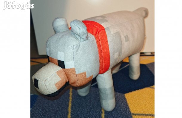 Minecraft Tamed Wolf eredeti farkas plüss