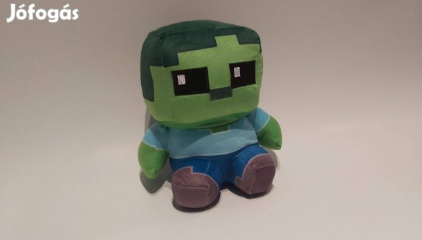 Minecraft Zombi plüss 20 cm Új készletről számlával 2 típus