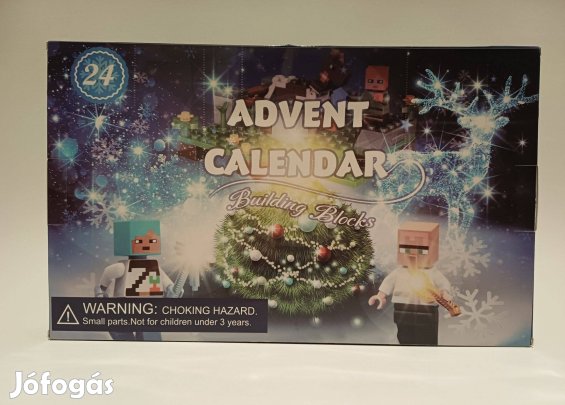 Minecraft adventi kalendárium naptár Új készleten építőjáték