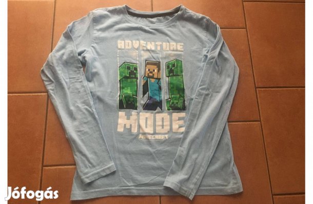Minecraft hosszú ujjú felső! 140-146