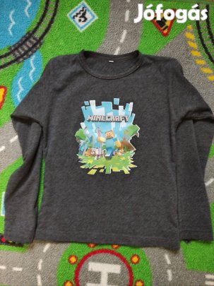 Minecraft hosszú ujjú póló 5-6 év