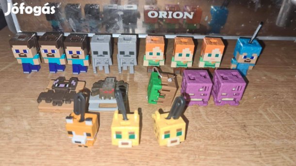 Minecraft kinder joy figurák 500ft/db