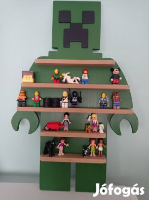 Minecraft lego polc Új