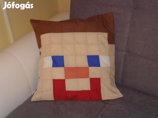 Minecraft matchwork párna új