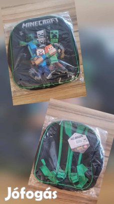 Minecraft mintás 3D ovis méretű hátizzák