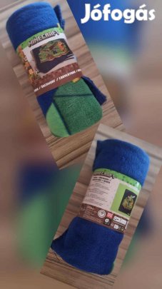 Minecraft mintás polár pléd