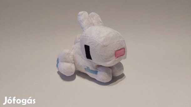 Minecraft nyúl plüss 16cm Új Készletről nyuszi húsvét számlával