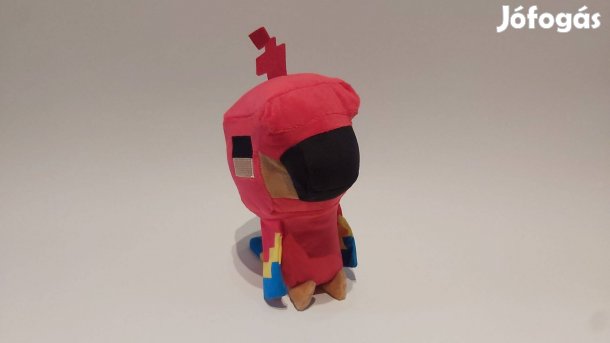 Minecraft papagáj plüss 25 cm Új számlával készleten